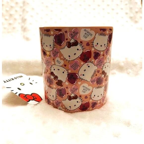Hello Kitty Valentine Conversation Hearts 18oz Ceramic Mug-NEW - Picture 4 of 6